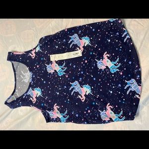 Girls size 7/8 unicorn tank top